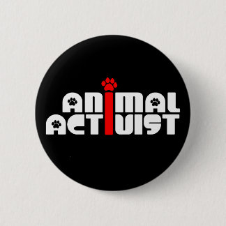 Animal Activist Button