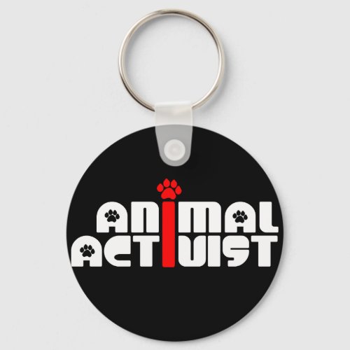 Animal Activist Keychain