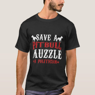 Animal Activist Pitbull Dog Owner Save A Pitbull - T-Shirt