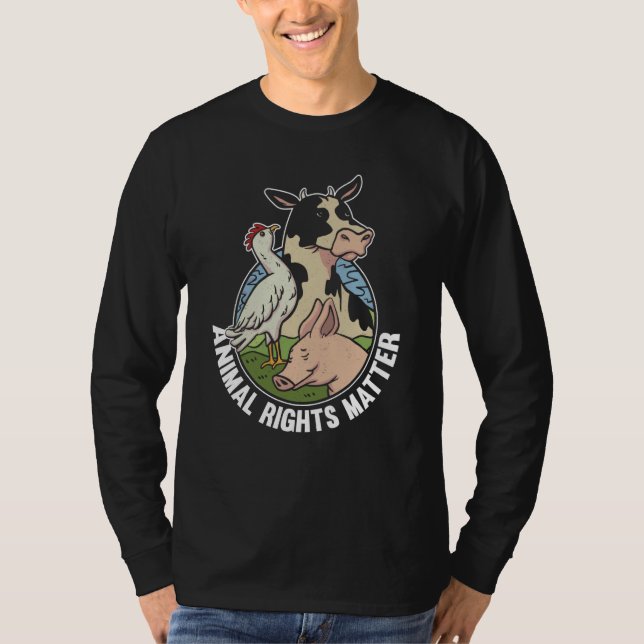 Animal Activist Rescue Animals Conservation Rights T-Shirt (Front)