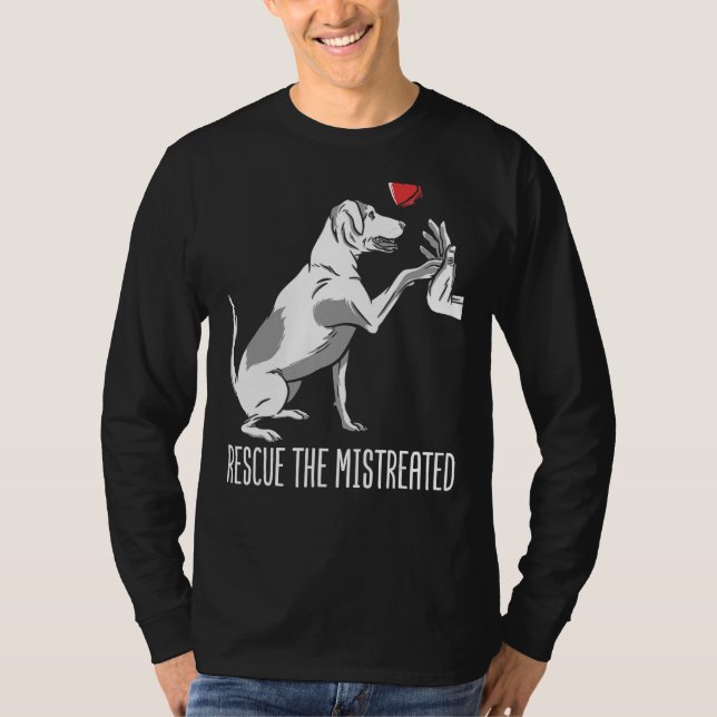 Animal Activist Rescue Animals Conservation Rights T-Shirt (Front)