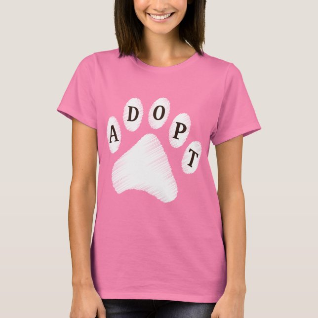 Animal Adoption T-Shirt (Front)