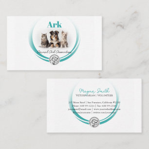Animal Aid Association   Volunteer Veterinarian Business Card