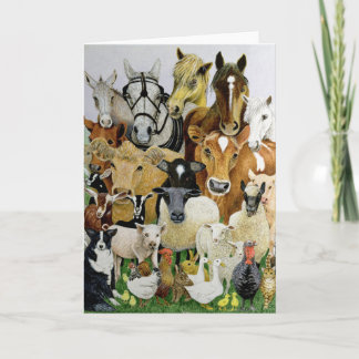 Animal Allsorts Card