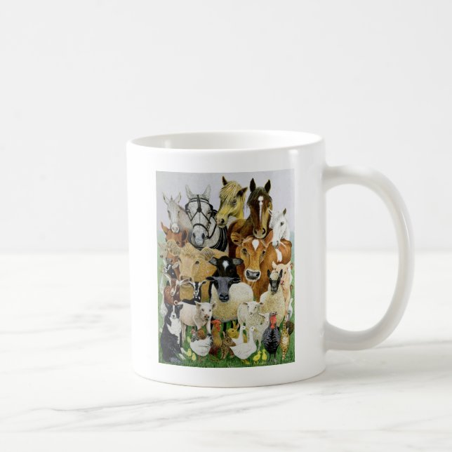Animal Allsorts Coffee Mug (Right)
