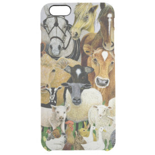 Animal Allsorts Clear iPhone 6 Plus Case