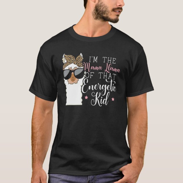 Animal Alpaca Mama Llama Love Llama T-Shirt (Front)