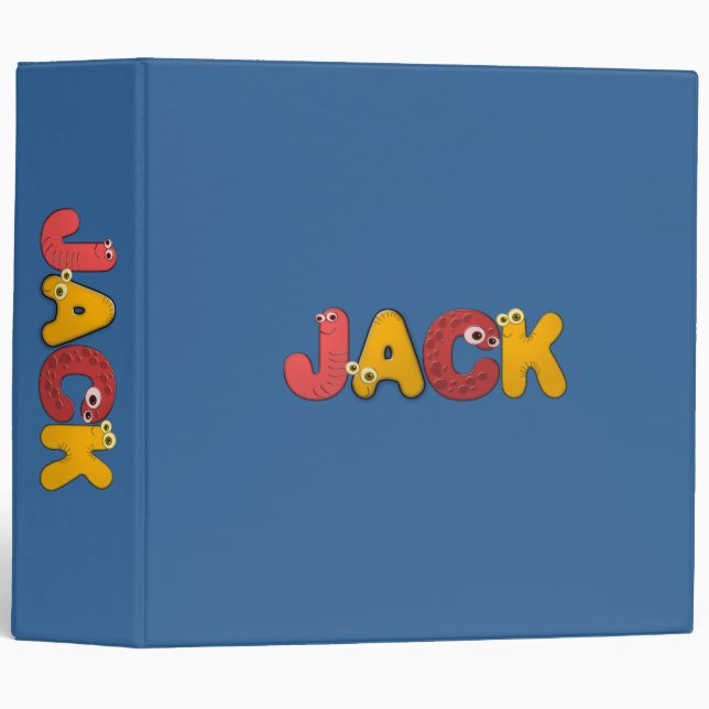 animal alphabet 3 ring binder (Front/Spine)