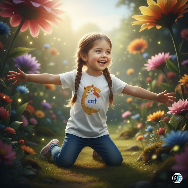 Animal Alphabet C For Cat Baby T-Shirt (Creator Uploaded)