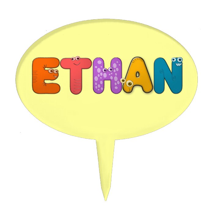 animal alphabet Ethan Cake Topper