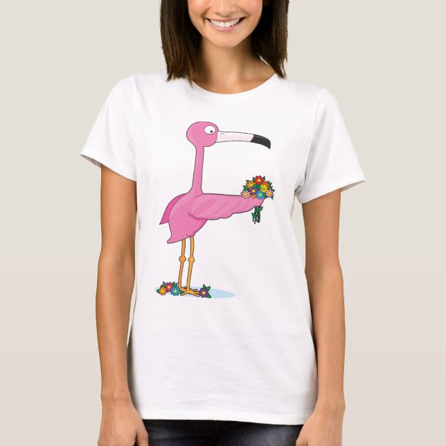 Animal Alphabet Flamingo T-Shirt (Front)