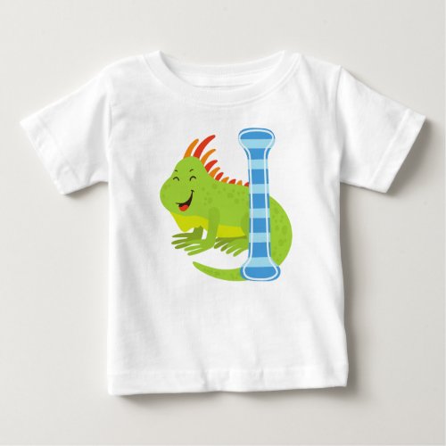 Animal Alphabet I For IGUANA  Baby T_Shirt