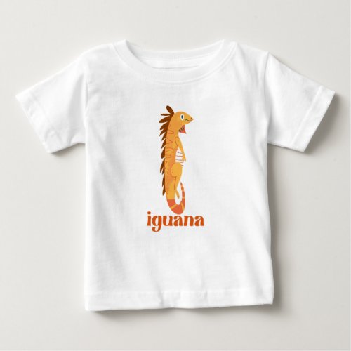 Animal Alphabet I For Iguana Baby T_Shirt