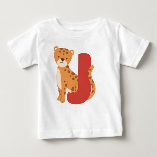 Animal alphabet J  Baby T_Shirt