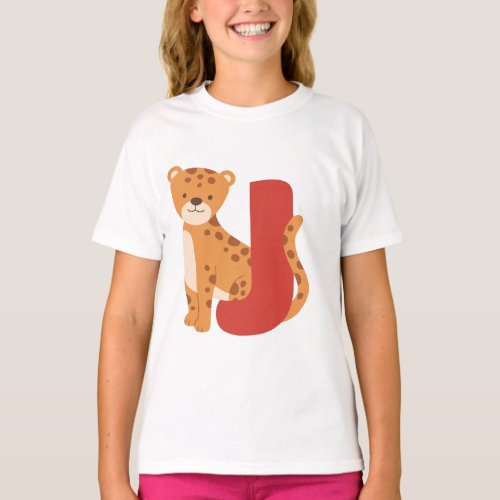 Animal alphabet J  T_Shirt