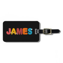 animal alphabet James Luggage Tag animal alphabet James Luggage Tag