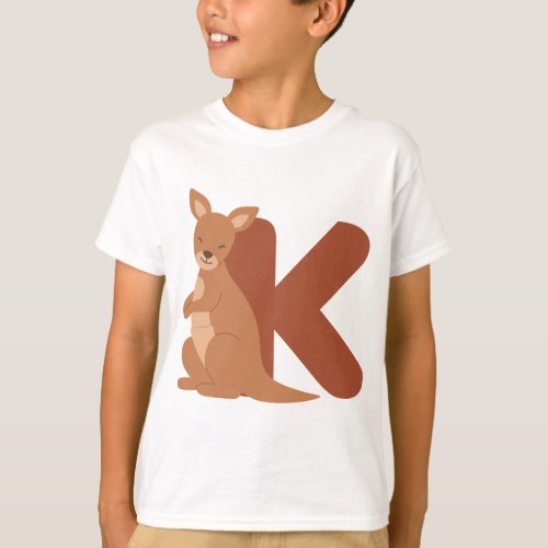 Animal alphabet K T_Shirt