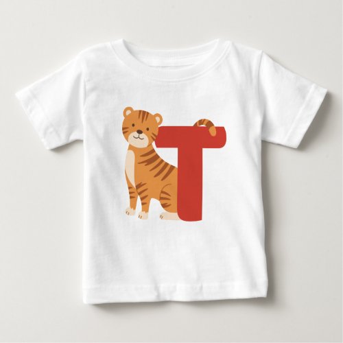 Animal alphabet T Baby T_Shirt