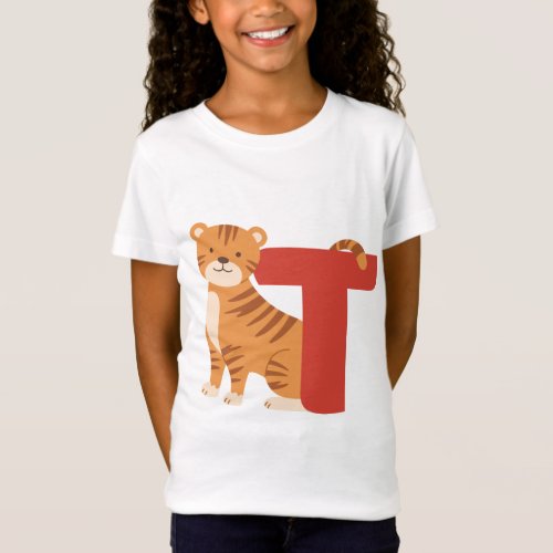 Animal alphabet T T_Shirt