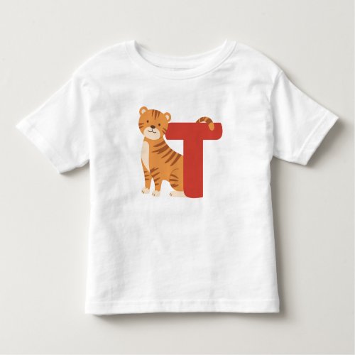 Animal alphabet T Toddler T_shirt