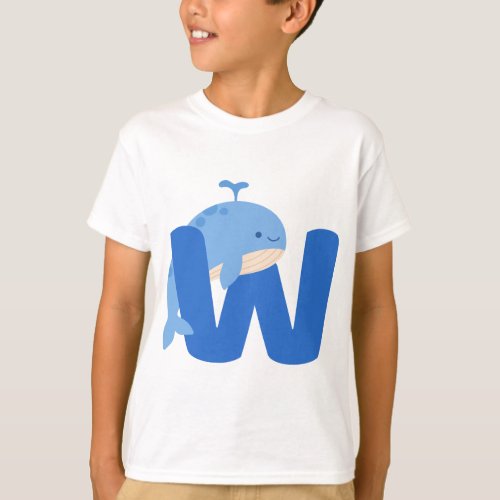 Animal alphabet W T_Shirt