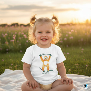 Animal Alphabet X For Xenarthra Baby T-Shirt