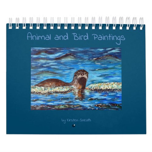 Animal and Bird Paintings Calendar