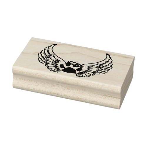 Animal Angel Wings Rubber Stamp