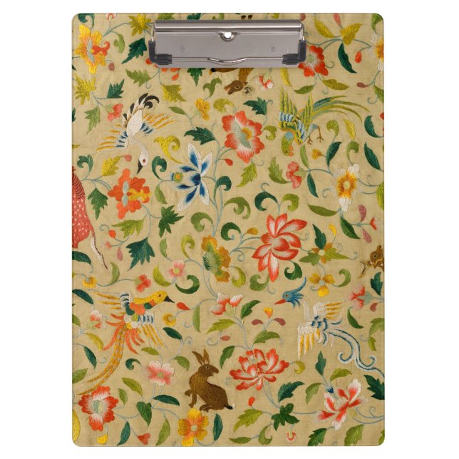 Animal Antique Horse Bird Deer Rabbit Clipboard (Front)