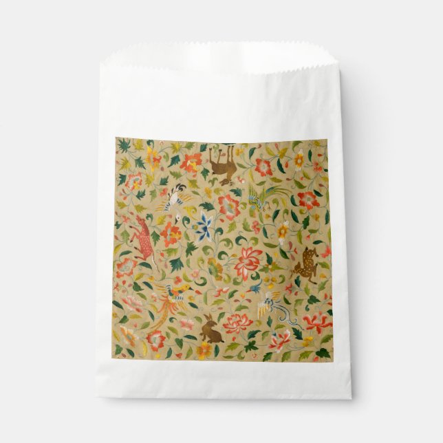 Animal Antique Horse Bird Deer Rabbit Favor Bag (Front)