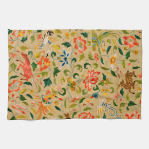 Animal Antique Horse Bird Deer Rabbit Kitchen Towel