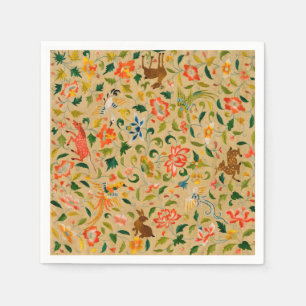 Animal Antique Horse Bird Deer Rabbit Napkins