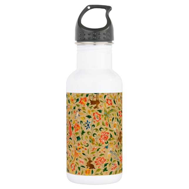Animal Antique Horse Bird Deer Rabbit Stainless Steel Water Bottle (Front)