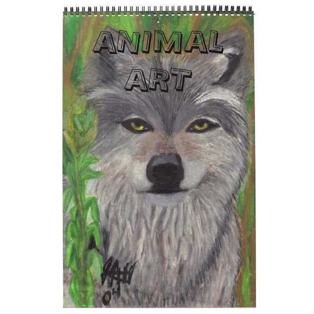 ANIMAL  ART  CALENDAR (Cover)
