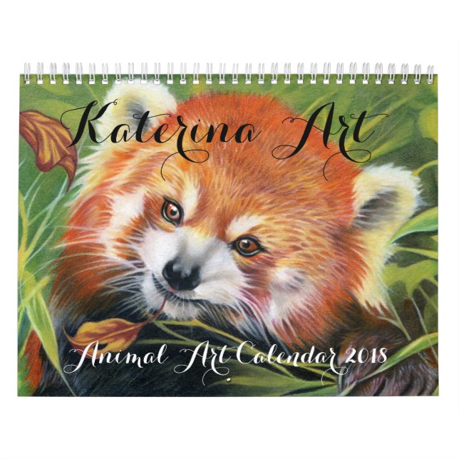 Animal Art Calendar 2018 Katerina Art (Cover)