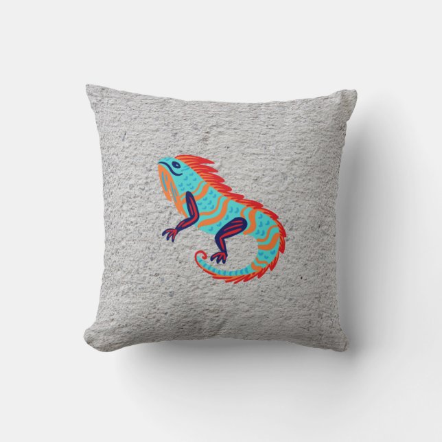 Animal Art Design Throw Pillow (Front)