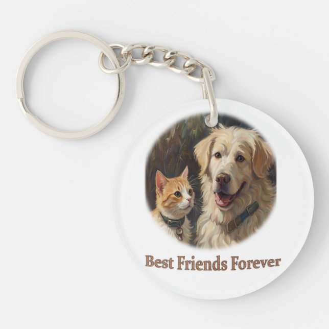 Animal Art Keychain (Front)