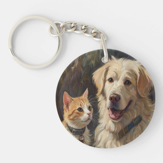 Animal Art Keychain (Front)