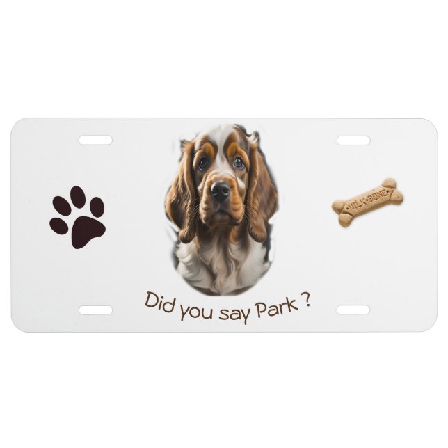 Animal Art License Plate (Front)