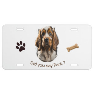 Animal Art License Plate