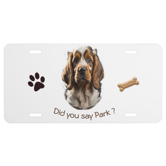 Animal Art License Plate (Front)