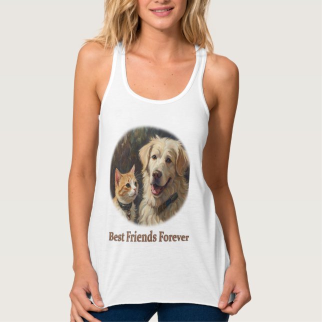 Animal Art Tank Top (Front)