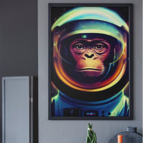 Animal Astronaut Space walk Universe space ape Acrylic Print