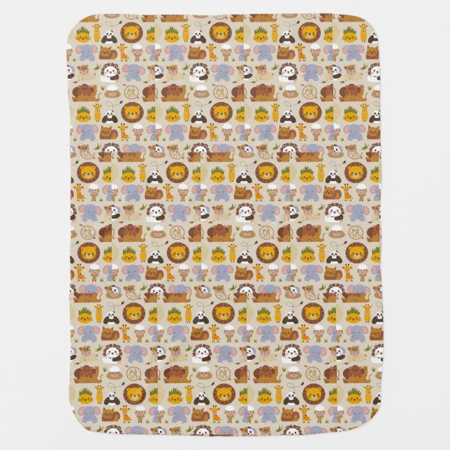 Animal Baby Blanket (Front)