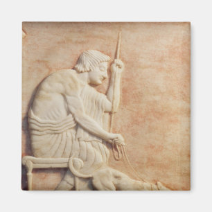 Animal baiting magnet