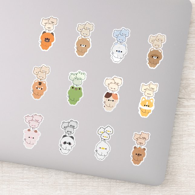 Animal Balloon Sticker (Detail)