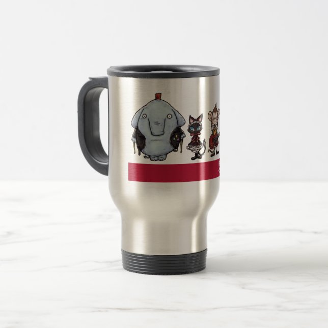 Animal Band Travel Mug (Front Left)
