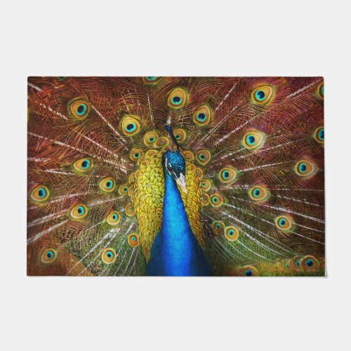 Animal _ Bird _ Peacock proud Doormat