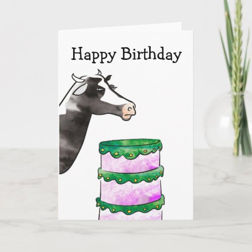 Animal birthday card