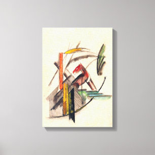 Animal by Franz Marc, Vintage Expressionism Art Canvas Print
